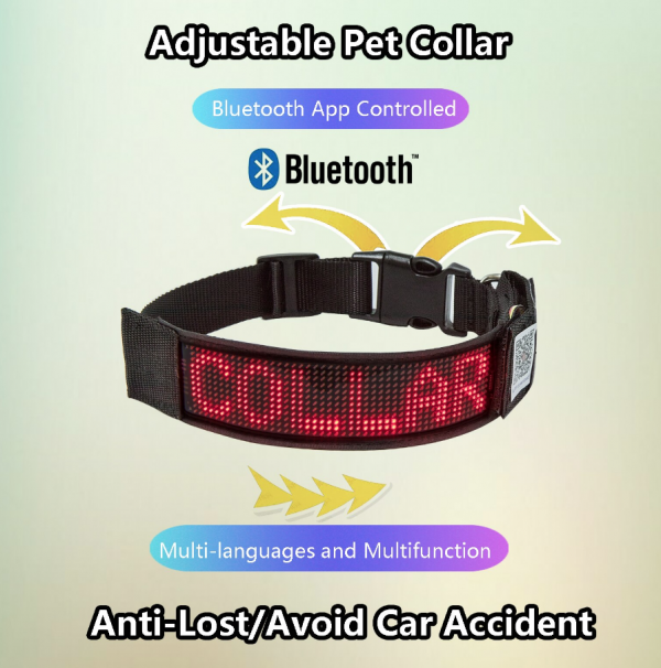 LED Dog Collar Programmable